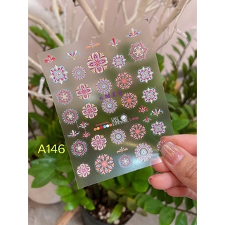 [Hàng mới] STICKER LỤA 5D mẫu hoa văn thổ cẩm