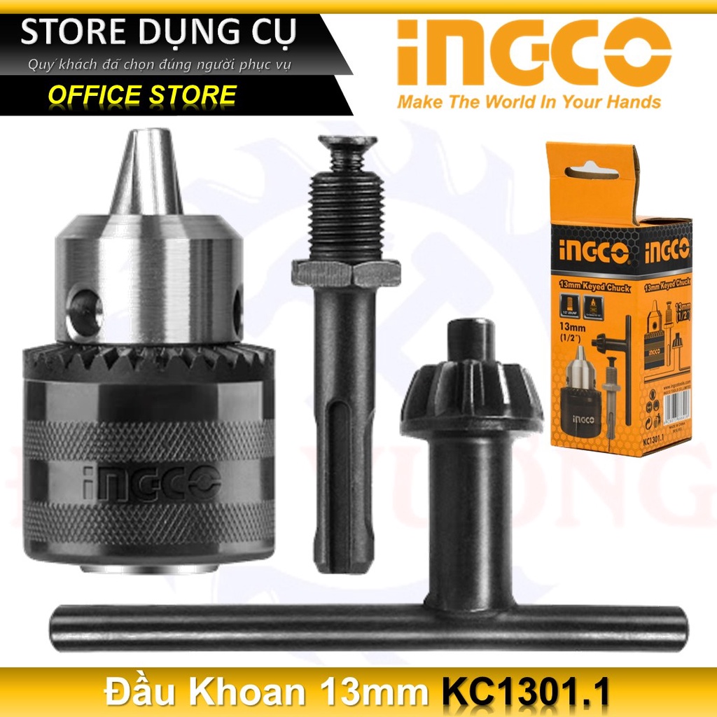 13mm Đầu khoan kèm khớp nối INGCO KC1301.1