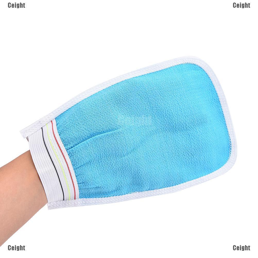 (Cei)Bath Scrub Glove Shower Body Exfoliating Cloth Sponge Puff Random Delivery
