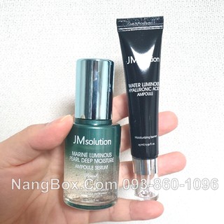 (Đủ Bill) SET Tinh Chất Dưỡng Ẩm Căng Bóng Da JMSOLUTION DOUBLE AMPOULE