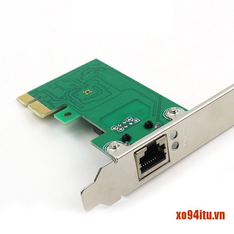 Card Mạng 1000m Pci-E Ethernet 10 / 100 / 1000m Ej45 Lan