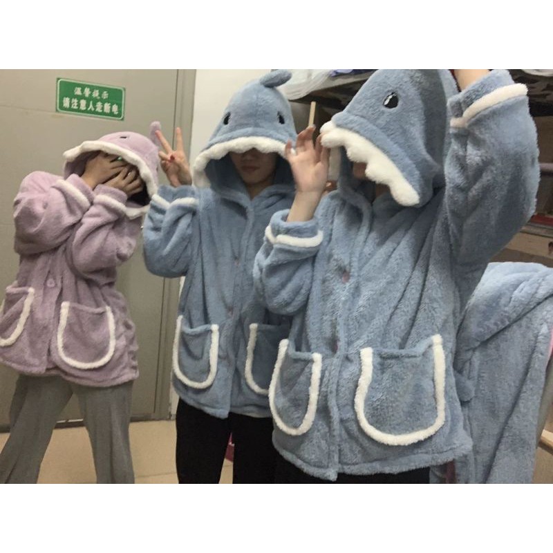 Bộ ngủ bông hình cá mập (có ảnh thật) | BigBuy360 - bigbuy360.vn