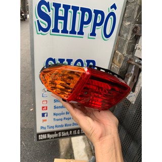 Đèn hậu alpha úp chụp 110