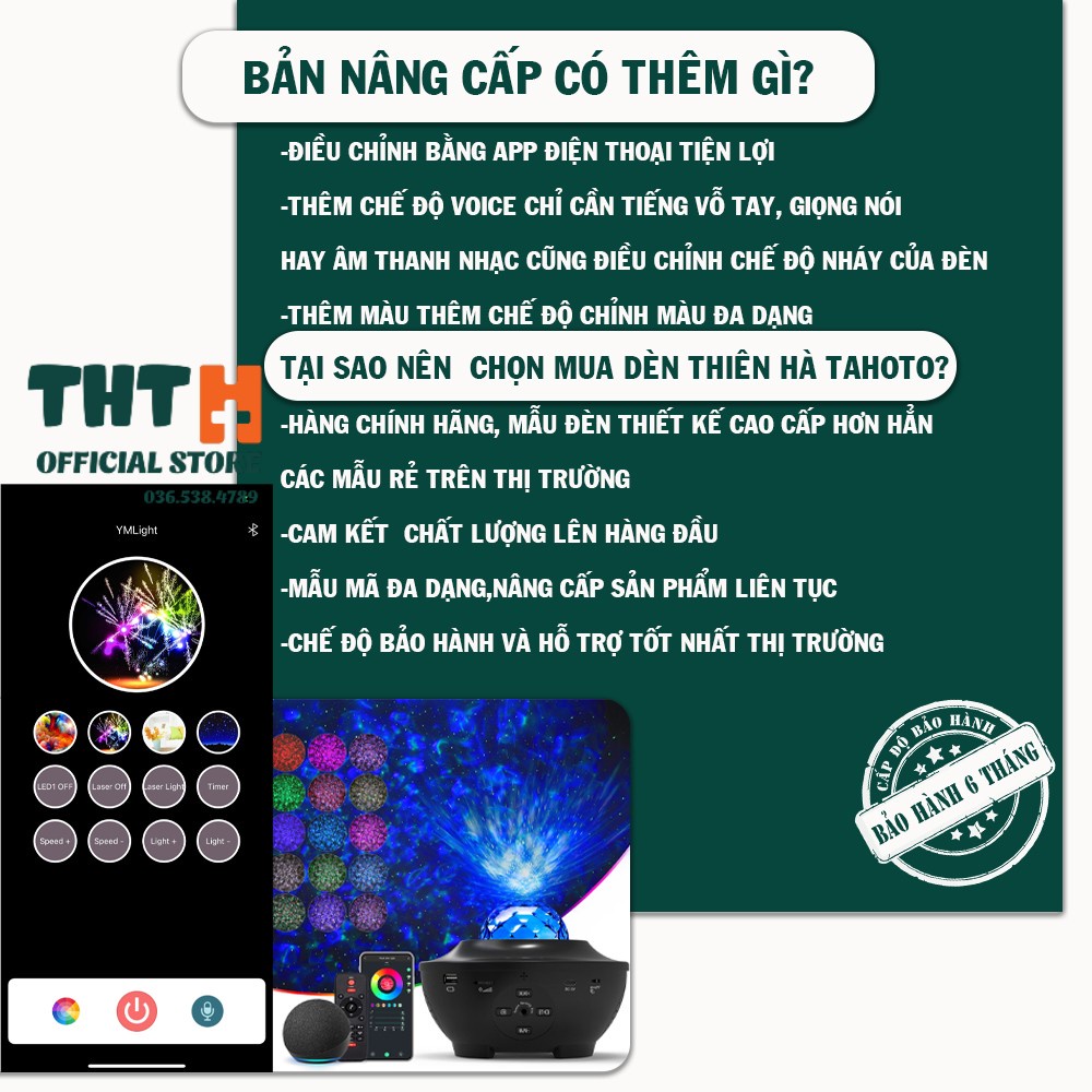 [Chỉnh APP] Đèn thiên hà Loa bluetooth Chỉnh App mẫu mới nhất, Đèn trôi dải ngân hà, Trang trí nghe nhạc giải trí