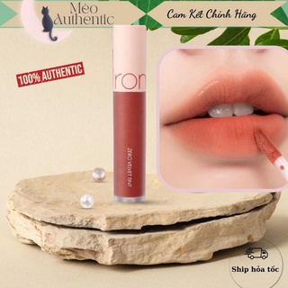 Son kem Romand Zero Velvet Tint màu 17 Toasty-nude cam nude