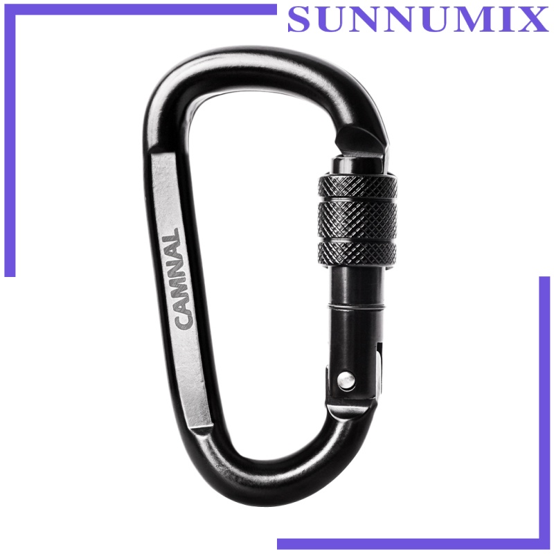 Móc Khóa Carabiner Hình Chữ D Chịu Lực 30kn