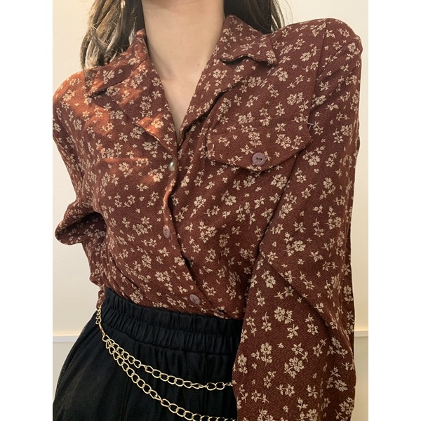 Sơ mi vintage Hàn