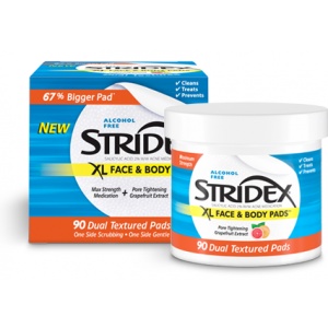 Tẩy da chết body BHA 2% Stridex XL Face and Body giảm mụn lưng, ngực