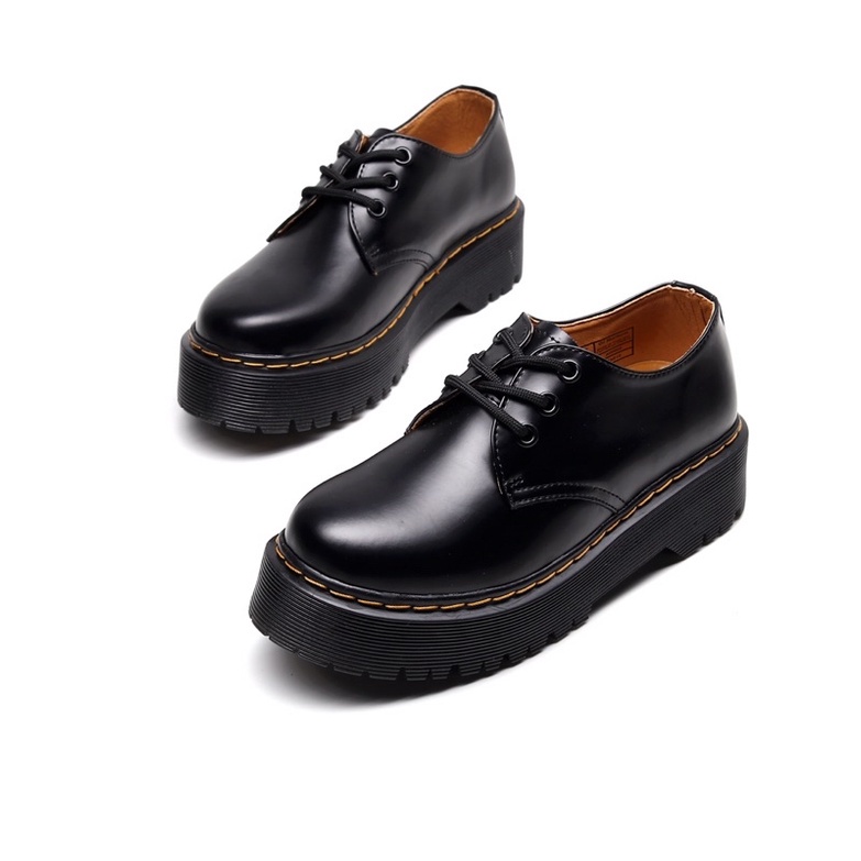 🇸🇩 EVIE SHOES- Giày dr martens cổ thấp cao cấp- giày Oxford đế cao- uni boots