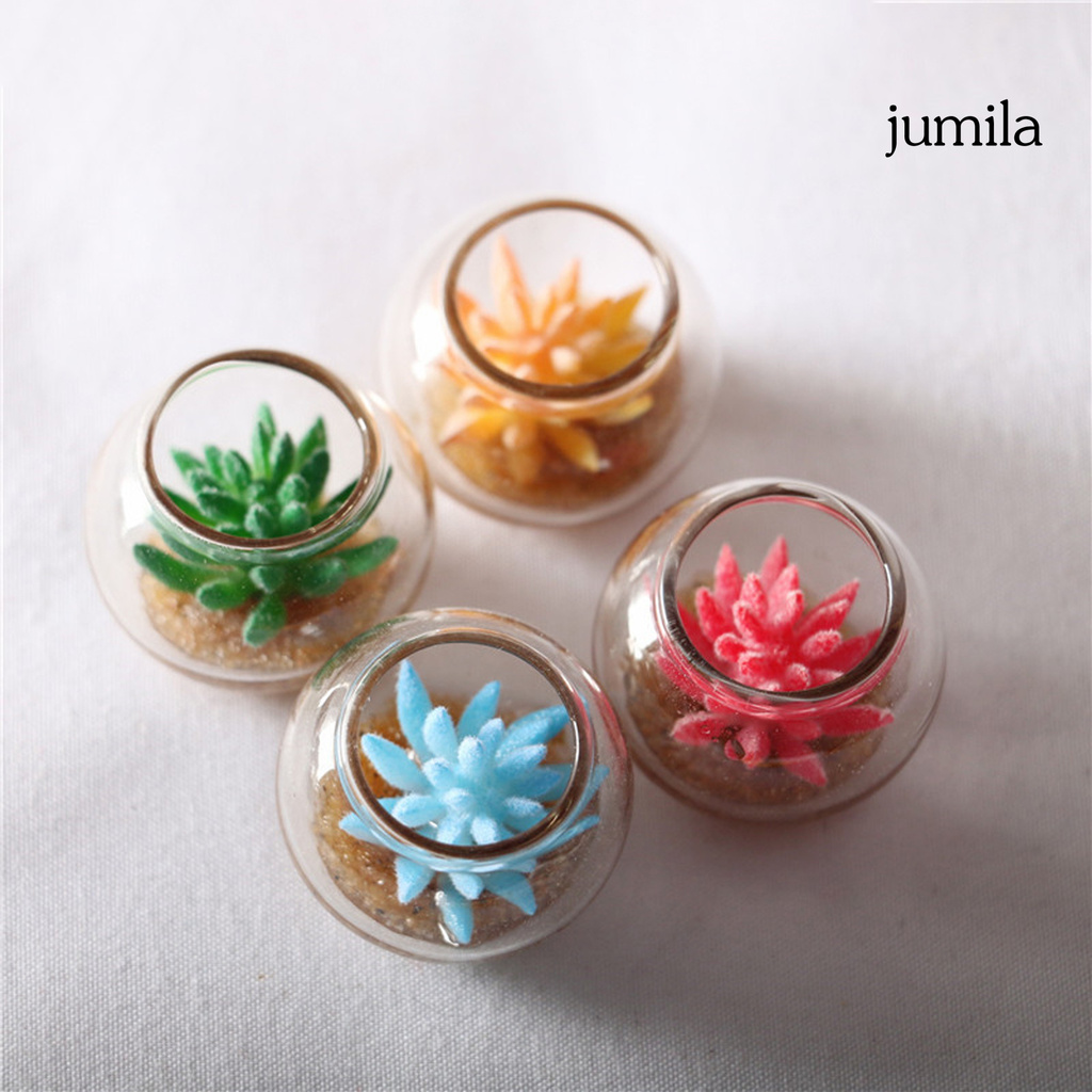 Chậu Cây Mọng Nước Mini Trang Trí Nhà Búp Bê