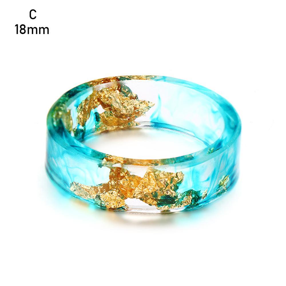 Nhẫn Resin Epoxy Resin Lãng Mạn Cho Nữ|Giấy Bạc Trang Trí Nhà Cửa Tiện Dụng