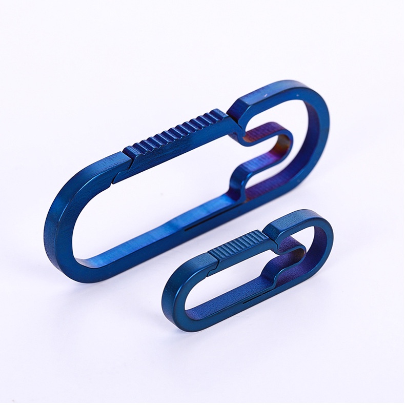 Móc Treo Chìa Khóa Mini Bằng Titan Co Giãn Tiện Dụng