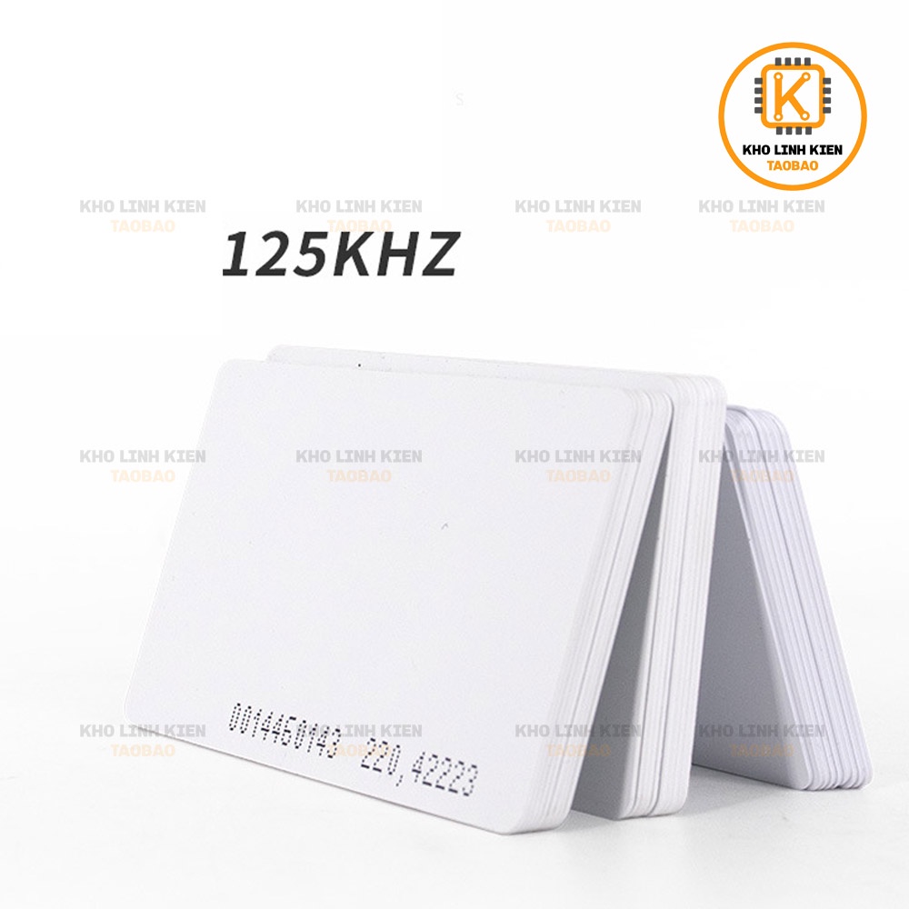 Thẻ từ RFID 125Khz ( thẻ ID chip TK4100 dùng làm thẻ nhân viên, thang máy ...)