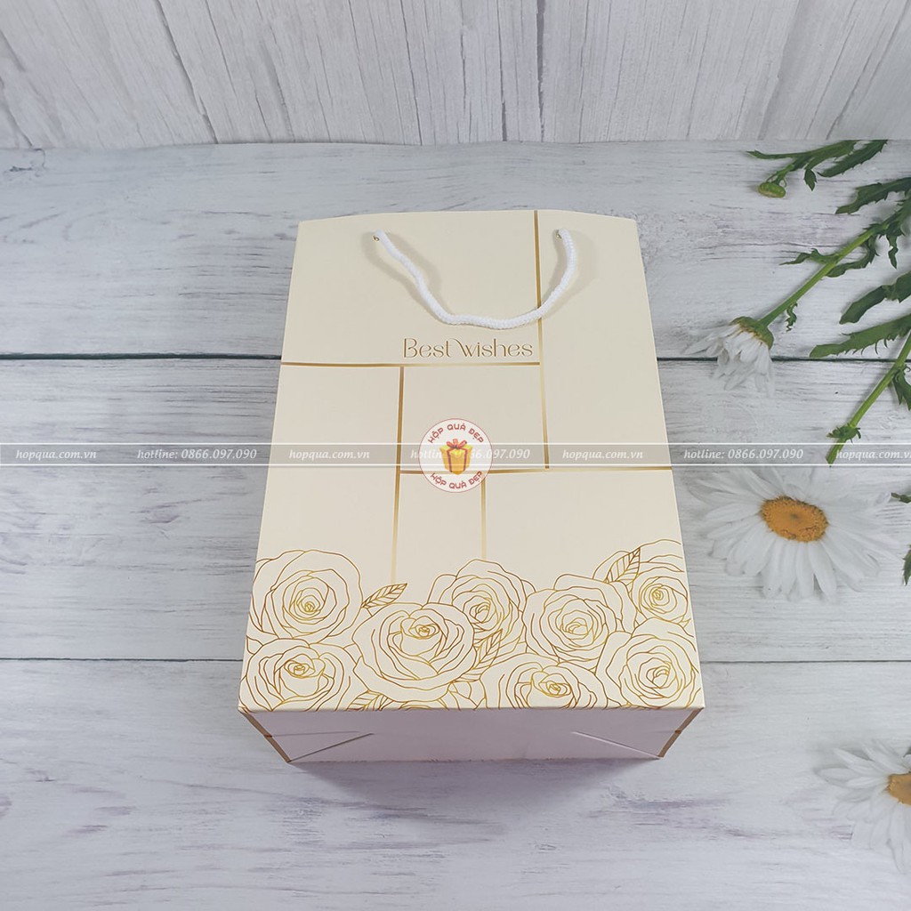 Túi giấy đựng quà size lớn 32x22x12cm - TG01