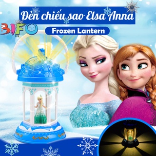 [SẴN MẪU ANNA] Đèn chiếu sao, đèn ngủ có nhạc hình Elsa và Anna đầy màu sắc cho bé