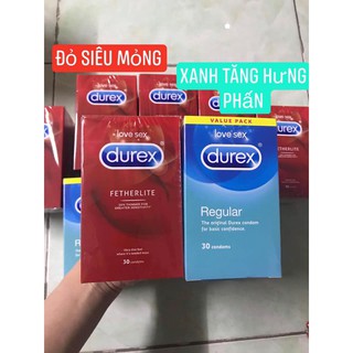 Bao cao su Dure Pháp chuẩn xách tay 30 chiếc