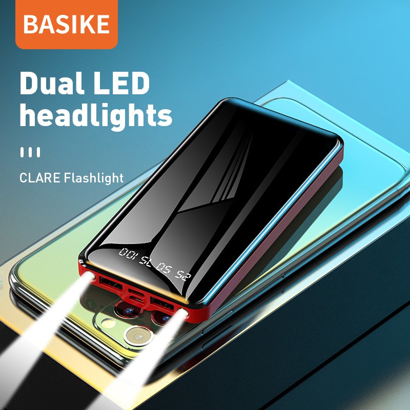 Sạc dự phòng BASIKE PT69P 10000mAh có thể mang lên máy bay màn hình kỹ thuật số LED