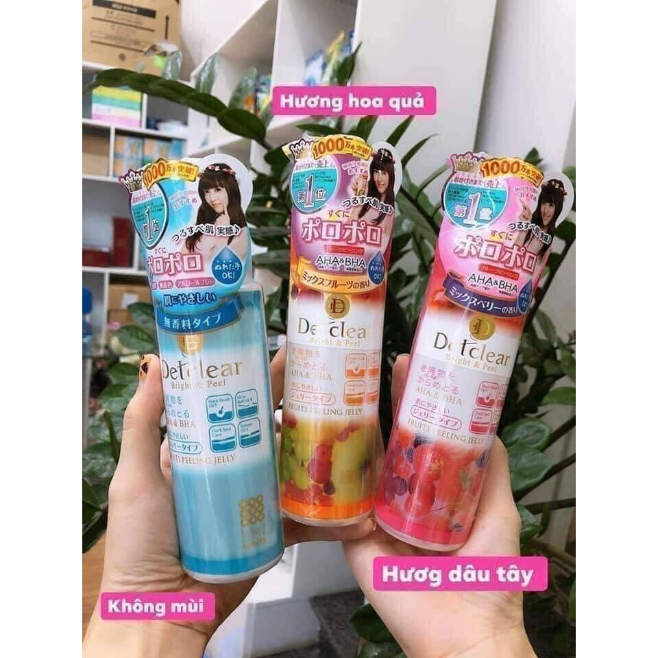 Gel Tẩy Tế Bào Chết Detclear Bright And Peel Nhật Bản 180ml [FREE SHIP]