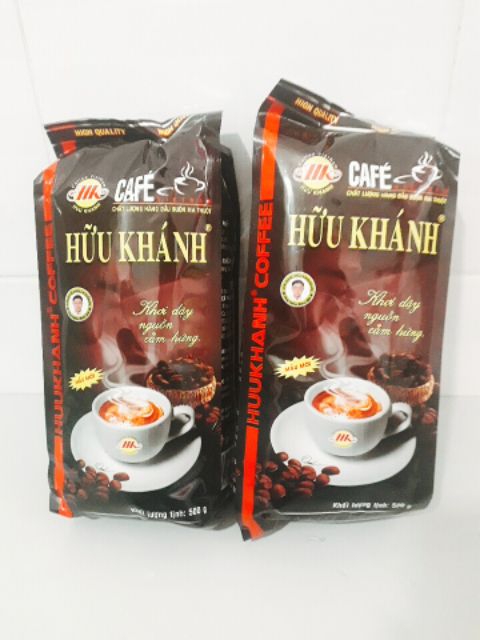 Cà phê pha phin Hữu Khánh gói 500g loại 1 -