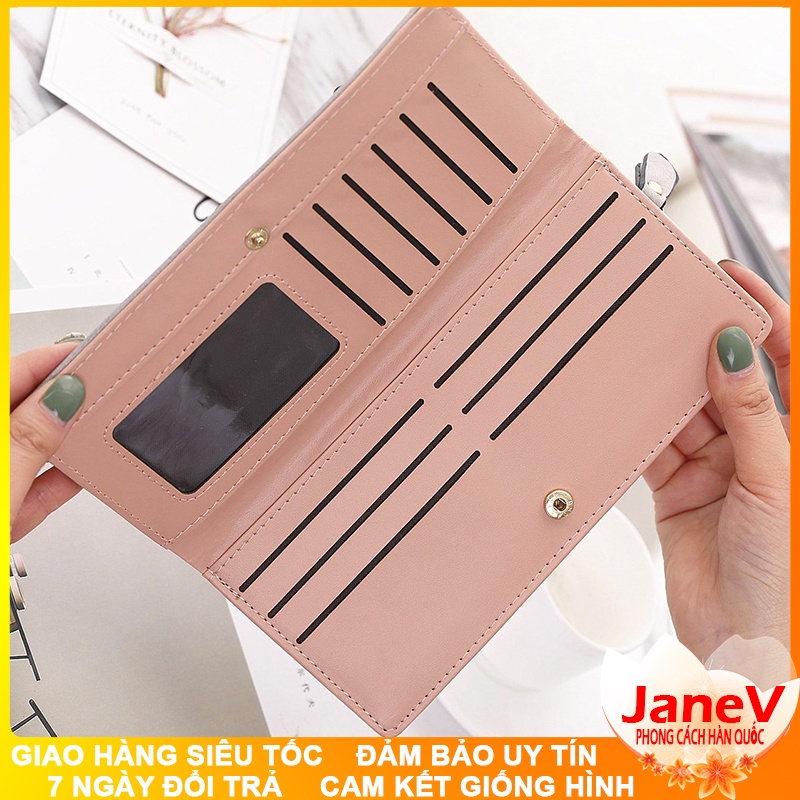 Ví Nữ Dài Cầm Tay Cao Cấp Sang Trọng Phong Cách Hàn Quốc TVNN330