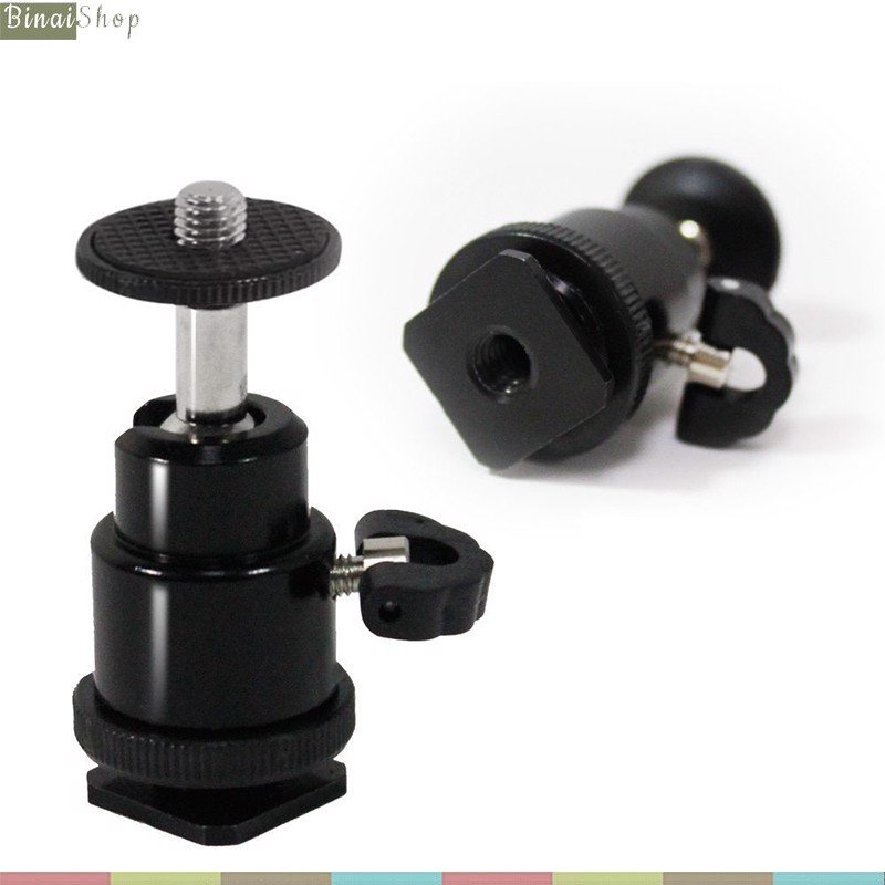 Khớp Nối 360° Ball Head Mini 1/4 Inch Cho Tripod Hỗ Trợ Quay Phim Chụp Hình OEM Z