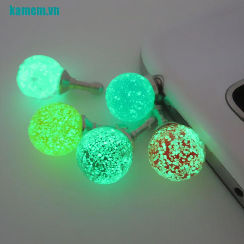 ☆Nút Bịt Cổng Tai Nghe 3.5mm Chống Bụi Phát Sáng Dễ Thương