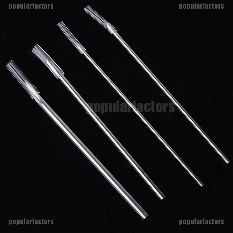 Bộ 10 Kim Xỏ Khuyên Bằng Thép Y Tế 12 / 14 / 16 /