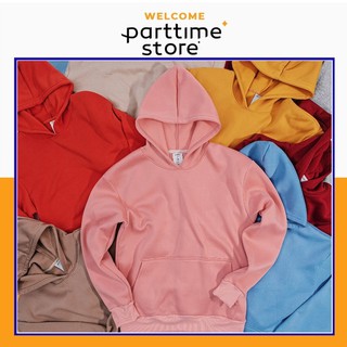 ÁO HOODIE UNISEX Daylife Màu Trơn Cao Cấp Thời Trang - Áo Hoodie Form Rộng Mềm Mại 100% Cotton chính hãng Parttime