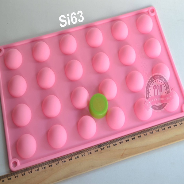 KHUÔN SILICON BÁN CẦU MINI 2.8CM Si63