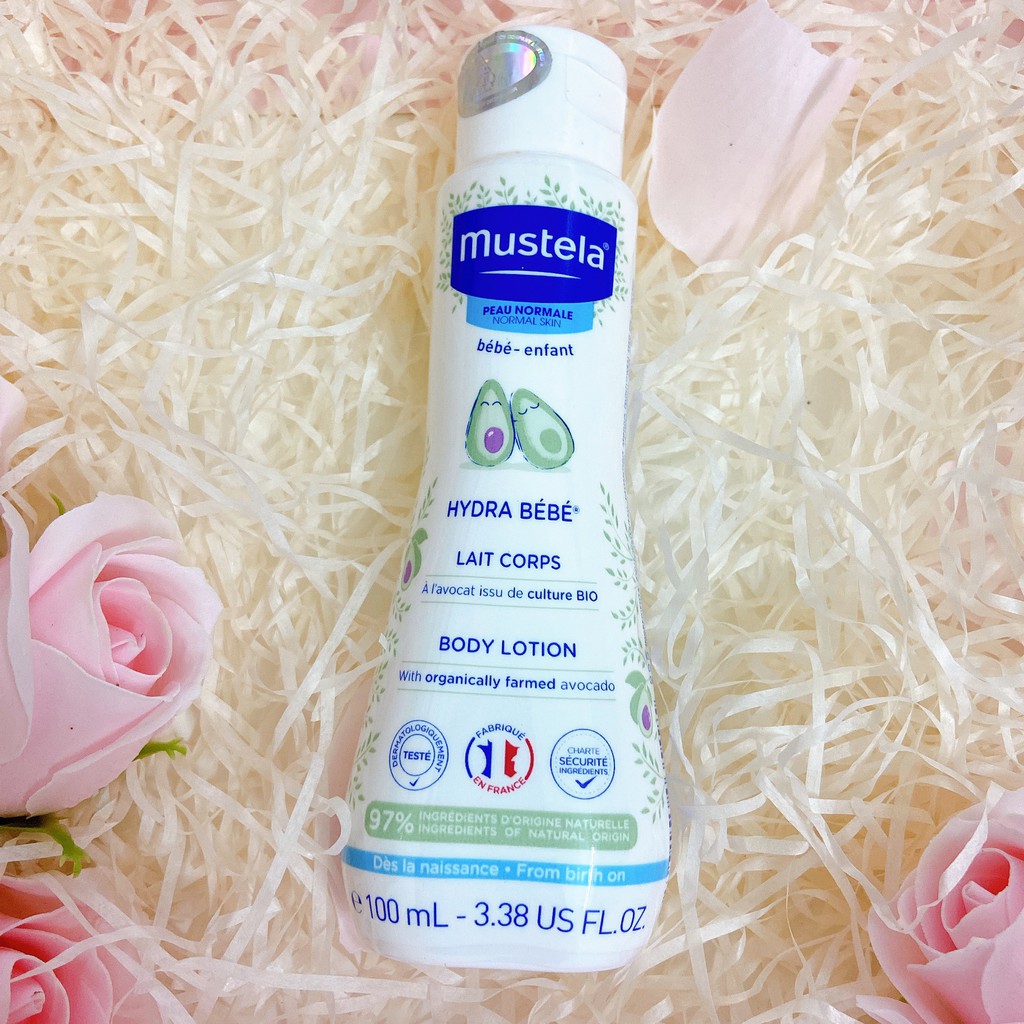 Sữa Dưỡng Ẩm Toàn Thân Cho Bé Mustela Hydra Bebe Body Lotion 100ml