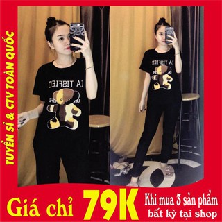 Đồ Bộ Nữ Mặc Nhà, Mặc Ngủ Chất Thun Cotton Đẹp ( Đủ Màu )