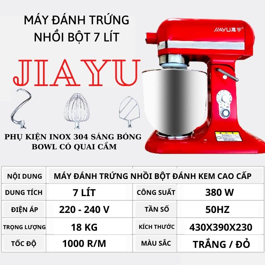 MÁY ĐÁNH TRỨNG NHÀO BỘT B7 JIAYU 380W BOWL THIẾT BỊ LÀM BÁNH CÓ QUAI CẦM - JIAYUB7380W