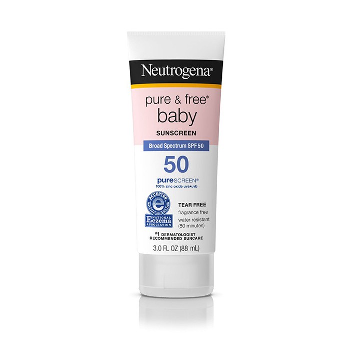 Kem Chống Nắng Cho Trẻ Em Neutrogena Pure & Free Baby Sunscreen Broad Spectrum SPF50+ (88ml) – 100% Authentic