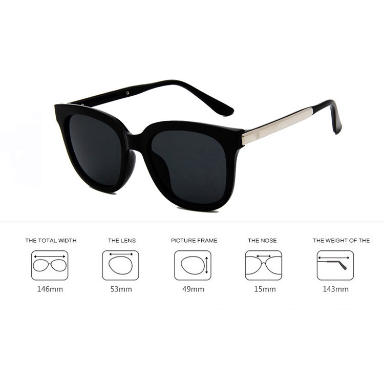 Kính mát bản to thời trang Hàn Quốc cho nữ | BigBuy360 - bigbuy360.vn