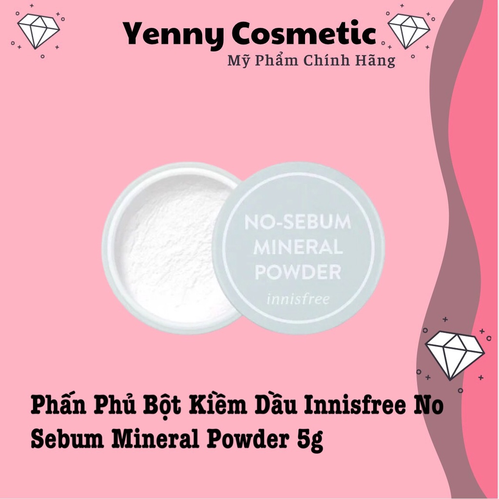 Phấn Phủ Dạng Bột Innisfree No Sebum Mineral Powder 5g