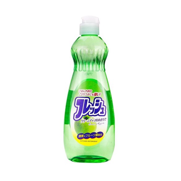 Nước rửa chén, bát Rocket hương táo 600ml Made in Japan