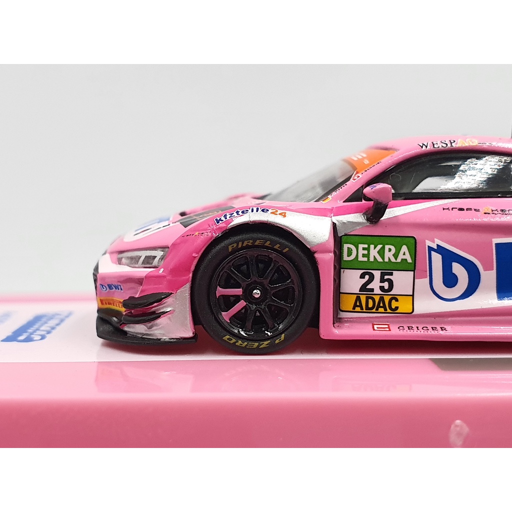 Xe Mô Hình Audi R8 LMS 2019 ADAC GT 1:64 Tarmac Works ( Hồng )