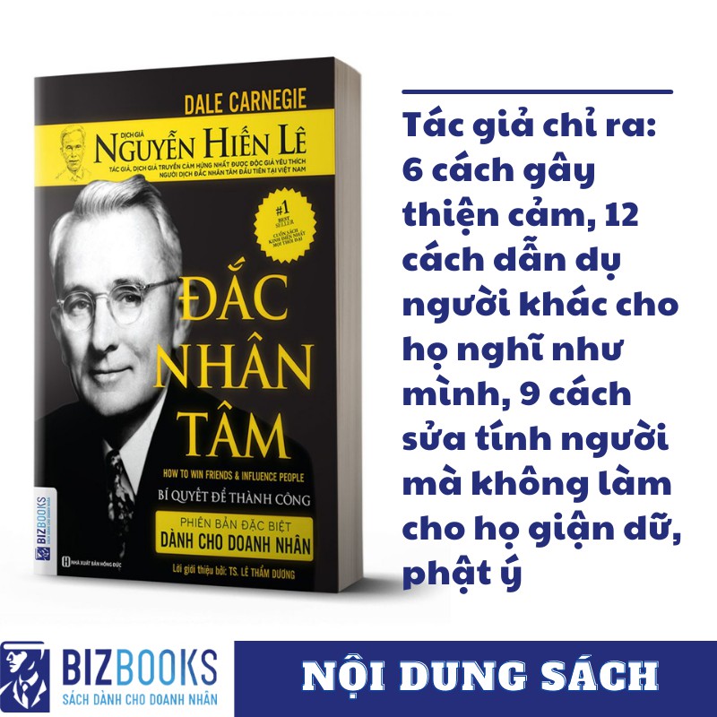 Sách - BIZBOOKS - Đắc Nhân Tâm - Phiên Bản Đặc Biệt Dành Cho Doanh Nhân - 1 BEST SELLER | BigBuy360 - bigbuy360.vn