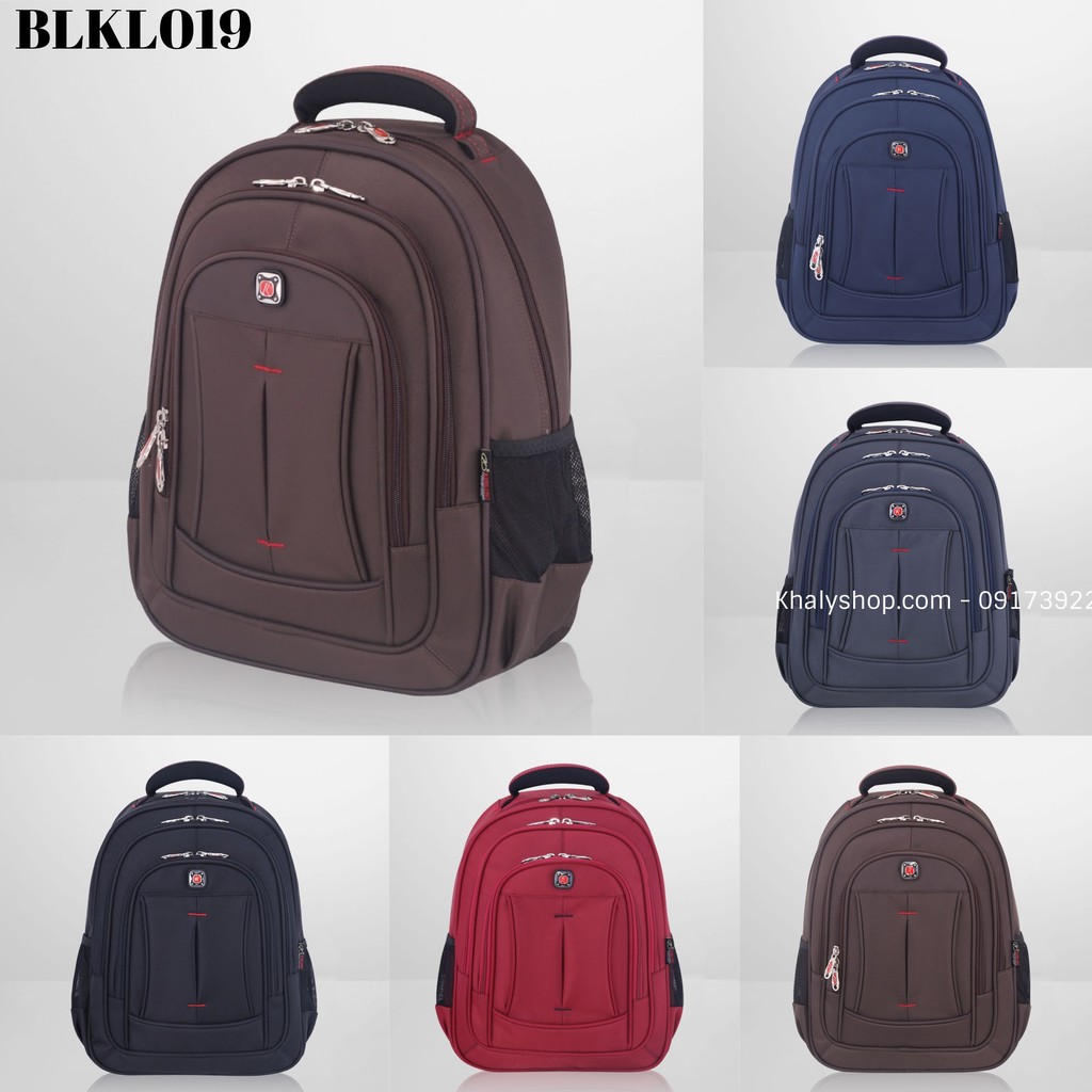 ORD Balo laptop đa năng, balo học sinh cấp 2,3 thương hiệu Kim Long 019 có 5 màu - 630SNKL019 ( 33x17x42cm )