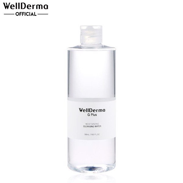 [MUA 1 TẶNG 1] Nước Tẩy Trang Làm Sach Cấp Ẩm Wellderma G Plus Moisturizing Cleansing Water 500ml