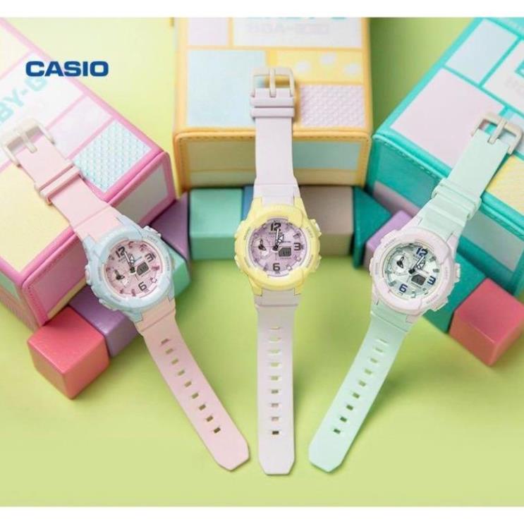 CHÍNH HÃNG Đồng Hồ Nữ Casio Dây Cao Su Chính Hãng Casio BABYG BGA-230PC-6BDR