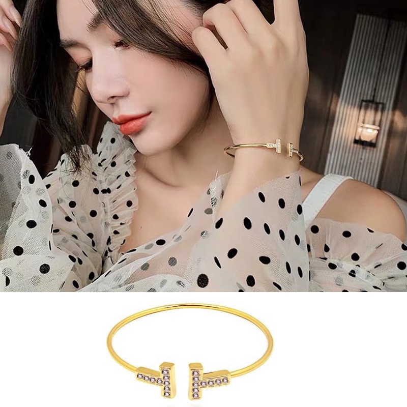 Vòng đeo tay MANYUE đính đá thời trang cho nữ
