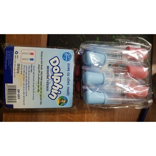 Combo 6 ống bón sữa Dolphin cao cấp. Tặng kèm cọ rửa ống sữa.