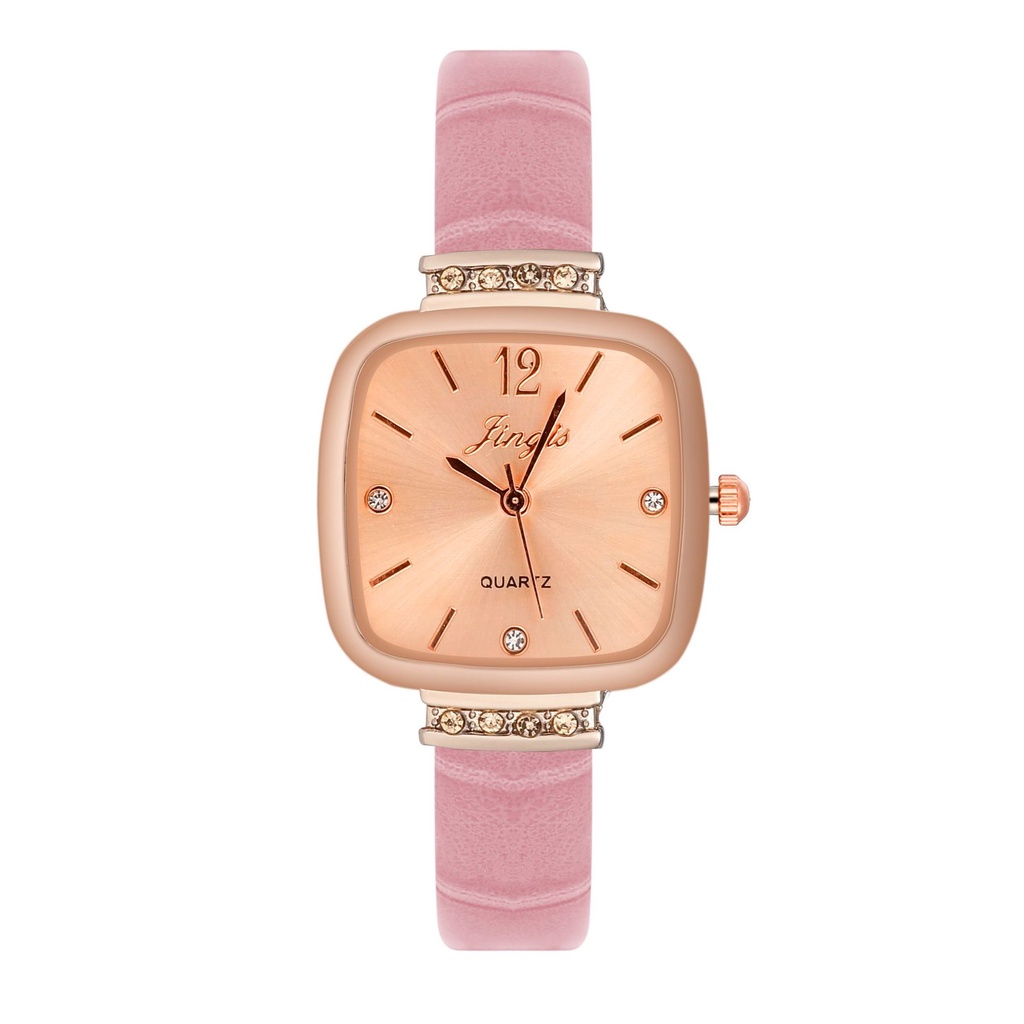 Đồng Hồ Đeo Tay Chống Nước Đính Đá Phong Cách Retro Dành Cho Nữ