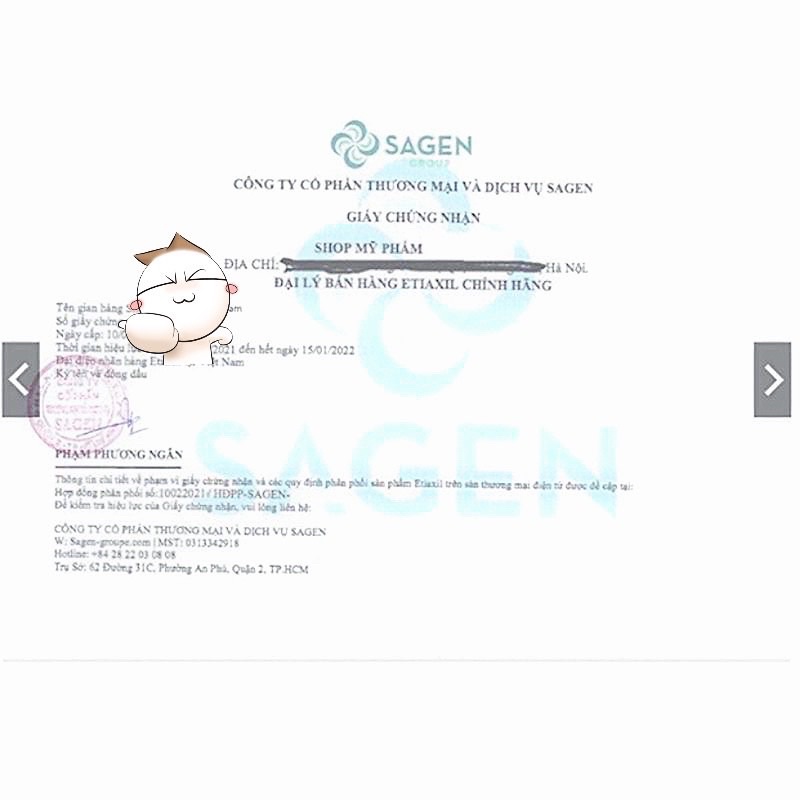 Lăn khử mùi etiaxil 15 ml lăn nách nội địa pháp giảm mồ hôi hiệu quả