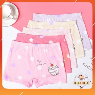 [Set 5 chiếc]Quần chip đùi bé gái - Quần lót trẻ em chất cotton mềm mại thoáng mát bảo vệ vùng kín size 8-30 kg