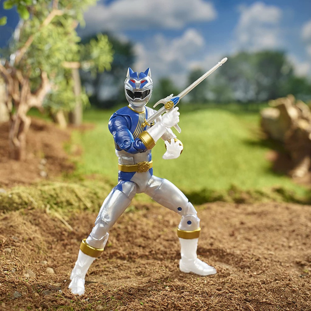 Mô hình nhân vật Hasbro⚡Power Rangers Lightning Collection⚡6 inch Wild Force Lunar Wolf Ranger