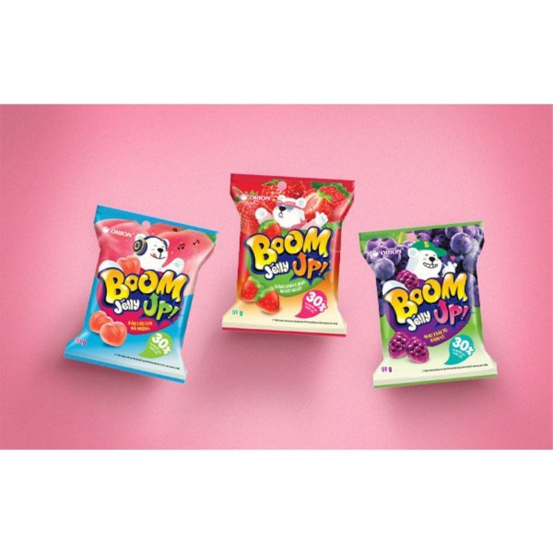 Kẹo dẻo Boom Jelly Orion đủ 6 vị