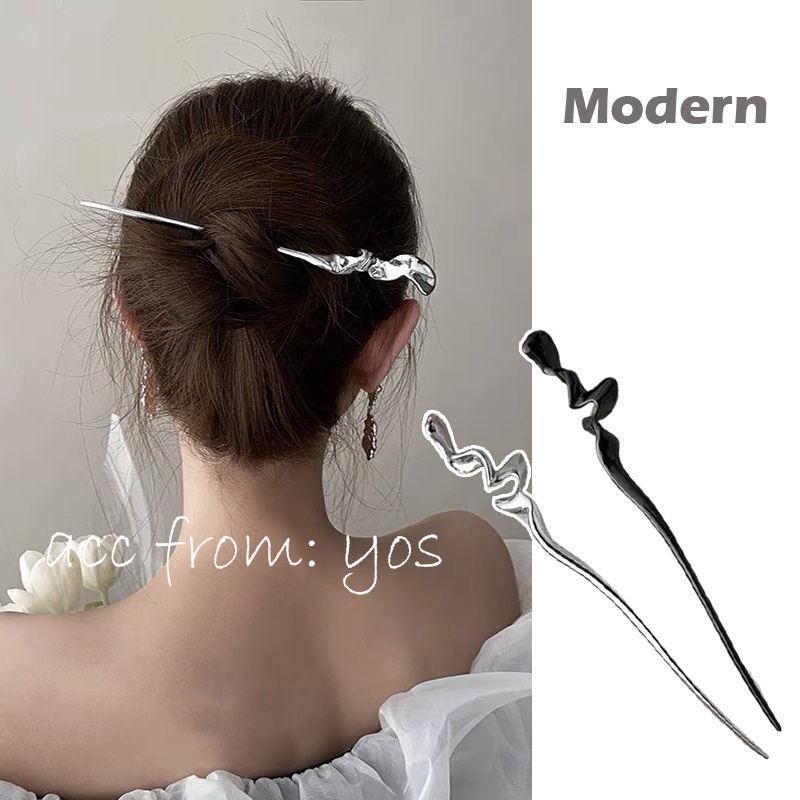 Trâm cài tóc cổ trang trung hoa chất liệu kim loại cao cấp sang chảnh cho nữ