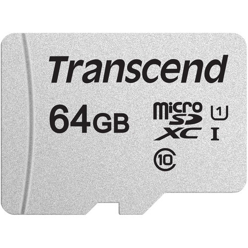 Thẻ nhớ MicroSDXC Transcend 300S C10 95MB/s 64GB-Có Adapter